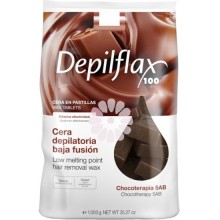 Ceara elastica 1kg refolosibila Ciocolata - Depilflax